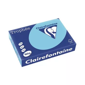 Clairefontaine Trophee Pastel A4 Kopieringspapper 160 g/m² 250 ark Alize Blue