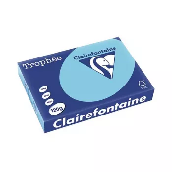 Clairefontaine Trophee Pastel kopieringspapper A4 120 g 250 ark blå FSC-certifierat