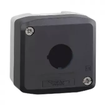 Schneider Electric Harmony XALD01 tomt hölje för manöverstation, grå, polykarbonat, IP69K