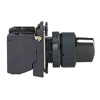 Schneider Electric XB5 tryckknapp, svart, 220-240 V, 10 A