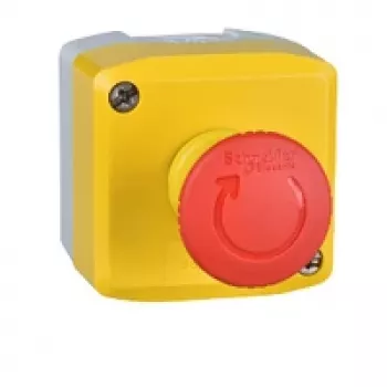 Schneider Electric Harmony XALK komplett manöverstation med röd svampknapp