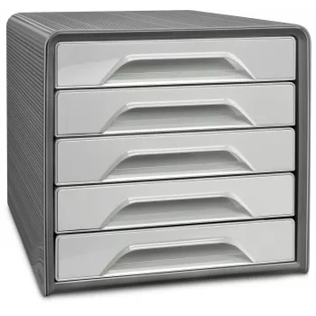 CEP Office Solution Smoove lådbox ljusgrå med 5 lådor 1071116361