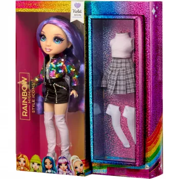 MGA Rainbow High Style Icons Doll - Violet