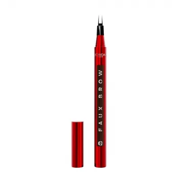 L'OREAL Infaillible Faux Brow dubbelsidig ögonbrynspenna och färg, Dark Brunette, 1 ml