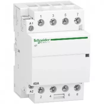 APC Schneider Electric A9C20844 Impulse Relay, 2 Pole, 40 A, 230-240 V AC, DIN Rail, Multicolored