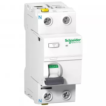 Schneider Electric A9Z21240 Acti9 iID jordfelsbrytare (RCCB) 2P 40A 30mA typ A 220-240V AC IP20 vit