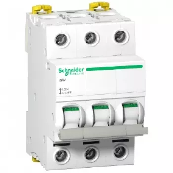 Schneider Electric Acti9 iSW A9S65363 3-polig frånskiljare 63A 400V AC vit