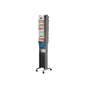 PAPERFLOW EPI broschyrställ silver DIN A4 16 fickor