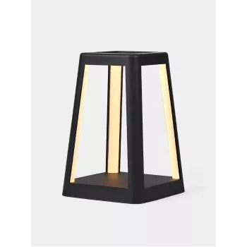 LEXON Lantern LED-lampa med trådlös laddare svart LH94N