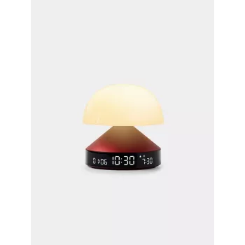 Lexon Mina Sunrise Alarm Clock with Wake-Up Light, Red LR153DR