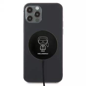 Karl Lagerfeld MagSafe-kompatibel trådlös laddare 15W svart