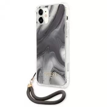 Guess GUHCP12SKSMAGR iPhone 12 Mini 5,4 inch grå hardcase Marble Collection