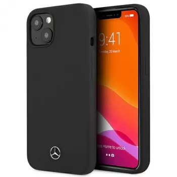 Mercedes-Benz Silicone Line hårt skal för Apple iPhone 13 mini 5,4 inch - svart