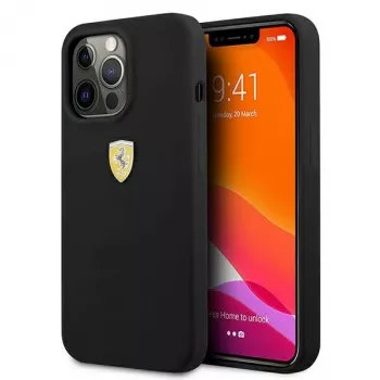Ferrari FESSI Hard Case silikon för iPhone 13 Pro Max 6,7 inch svart