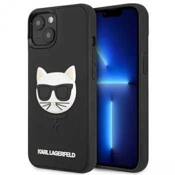 Karl Lagerfeld KLHCP13SCH3DBK Hardcase för Apple iPhone 13 Mini 5,4 inch svart 3D Gummi Choupette