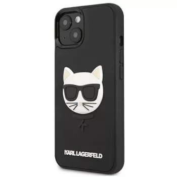 Karl Lagerfeld KLHCP13SCH3DBK Hardcase för Apple iPhone 13 Mini 5,4 inch svart 3D Gummi Choupette
