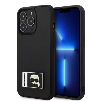 Karl Lagerfeld KLHCP13X3DKPK Ikonik Patch hårt skal för iPhone 13 Pro Max 6,7 inch svart