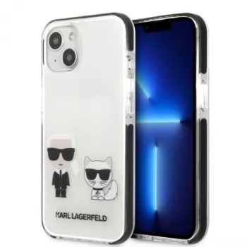 KARL LAGERFELD iPhone 13 mini hårt skal vitt Karl & Choupette