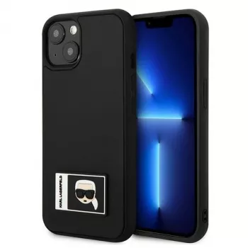 Karl Lagerfeld KLHCP13S3DKPK Ikonik Patch hårt skal för iPhone 13 mini, svart