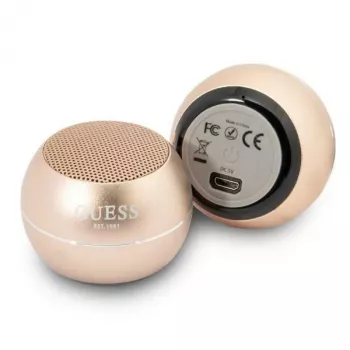 Guess GUWSALGEDSpeaker Mini bärbar Bluetooth-högtalare guld
