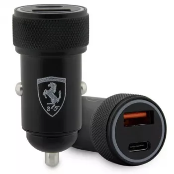 Ferrari FECCMENK PD-QC3.0 20W snabbladdare billaddare svart