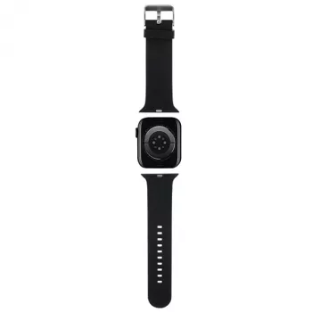 Karl Lagerfeld 3D Rubber Karl Head armband för Apple Watch 38/40/41mm svart