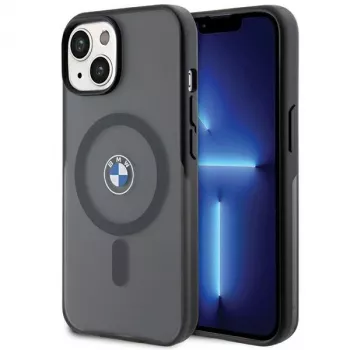 BMW BMHMP15MDSLK iPhone 15 Plus / 14 Plus 6,7 inch svart hårt skal IML Signature MagSafe