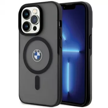 BMW IML Signature hårt skal för Apple iPhone 15 Pro 6,1 inch svart MagSafe