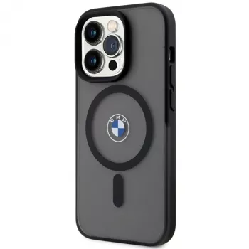 BMW IML Signature hårt skal för Apple iPhone 15 Pro 6,1 inch svart MagSafe