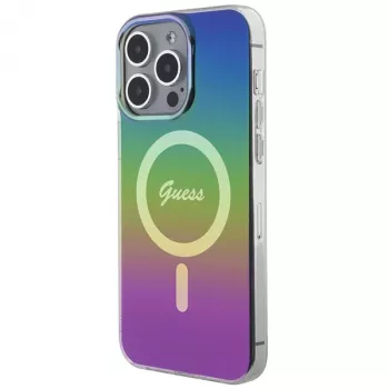 Guess IML Iridescent MagSafe Case for iPhone 15 Pro Max (Colorful)