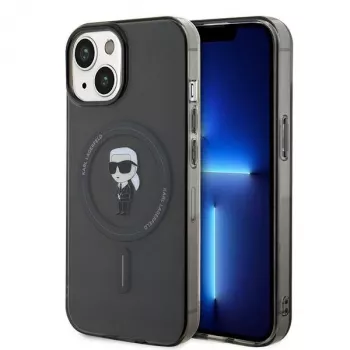 Karl Lagerfeld Ikonik hårt skal MagSafe för iPhone 13/14/15 6,1 inch svart