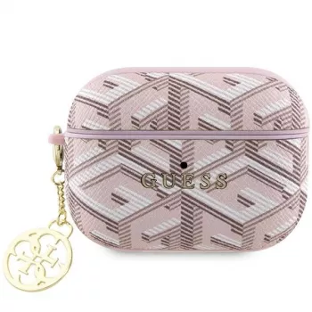 Guess GUAP2PGCE4CP AirPods Pro 2 (2022/2023) skal rosa GCube Charm