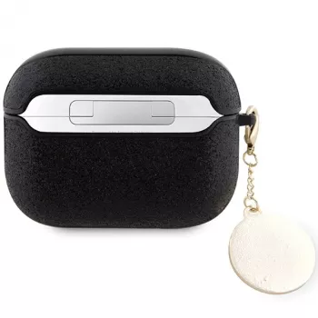 Guess GUAP2PGEHCDK AirPods Pro 2 (2022/2023) skal svart fast glitterhjärta diamantcharm