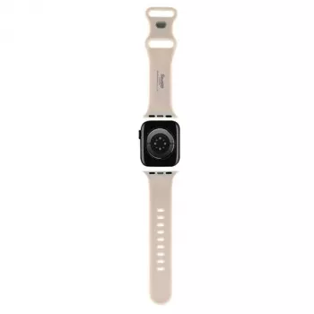 Hello Kitty HKAWMSCHBLE silikonarmband för Apple Watch 38/40/41 mm - beige