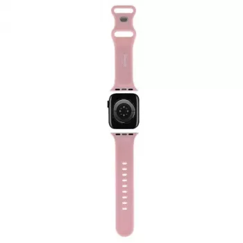 Hello Kitty HKAWLSCHBLP Silikonarmband för Apple Watch 42/44/45/49mm rosa