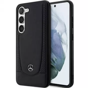 Mercedes-Benz S23 FE Hardcase läder Urban svart för Samsung Galaxy S23 FE