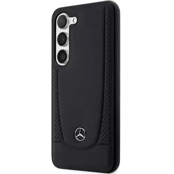 Mercedes-Benz S23 FE Hardcase läder Urban svart för Samsung Galaxy S23 FE