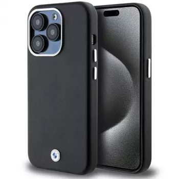 BMW Signature Wrapped Metal MagSafe Case för iPhone 14 Pro 6,1 svart
