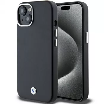 BMW Signature Wrapped Metal MagSafe-skal för iPhone 15 / 14 / 13 6,1 inch svart