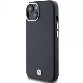 BMW Signature Wrapped Metal MagSafe-skal för iPhone 15 / 14 / 13 6,1 inch svart