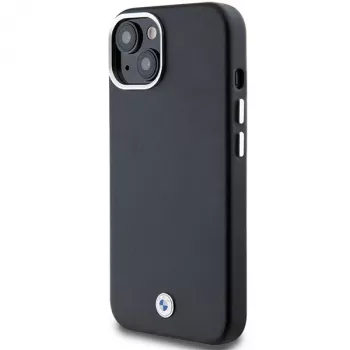 BMW M Collection Signature Wrapped Metal MagSafe-skal för iPhone 15 Plus / 14 Plus – svart
