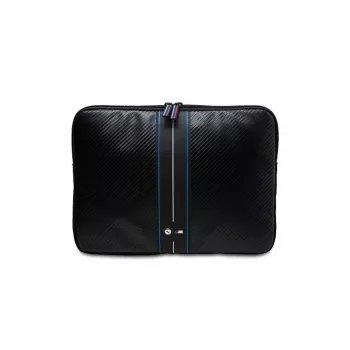 BMW Sleeve BMCS14COMSCAKL 14 tums Carbon Blue Stripes laptopfodral svart