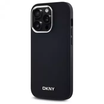 DKNY DKHMP14LPSCMCLK hårt skal för Apple iPhone 14 Pro 6,1 inch svart Plain Logo MagSafe