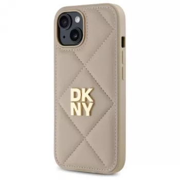 DKNY DKHCP15SPQDSLE Quilted Stack Logo skal för iPhone 15 6,1