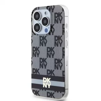 DKNY DKHMP14XHCPTSK Hard Case för Apple iPhone 14 Pro Max 6,7 inch svart rutigt mono-mönster & tryckta ränder MagSafe