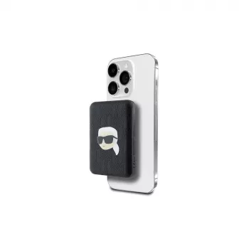 KARL LAGERFELD KLPB5FPGKSKIHK trådlös powerbank 5000mAh 15W MagSafe svart