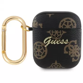 Guess GUA2PG4GPK AirPods 1/2 skal svart 4G Hook