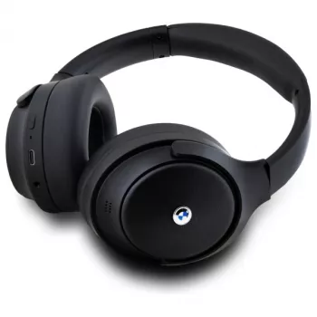 BMW over-ear Bluetooth-hörlurar med aktiv brusreducering, svart, metallogotyper
