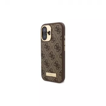 Guess GUHMP16MU4GPRW iPhone 16 Plus 6,7 inch brunt hårt skal 4G Logo Plate MagSafe