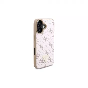 Guess GUHCP16SPG4GPH hårt skal för Apple iPhone 16 6,1 inch vit 4G Triangle